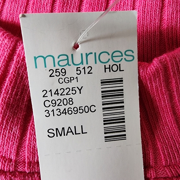 Maurices Women's Pink Crew Neck Longsleeve - Picture 3 of 5